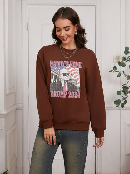 Women Daddy's Home Casual Sweatshirt